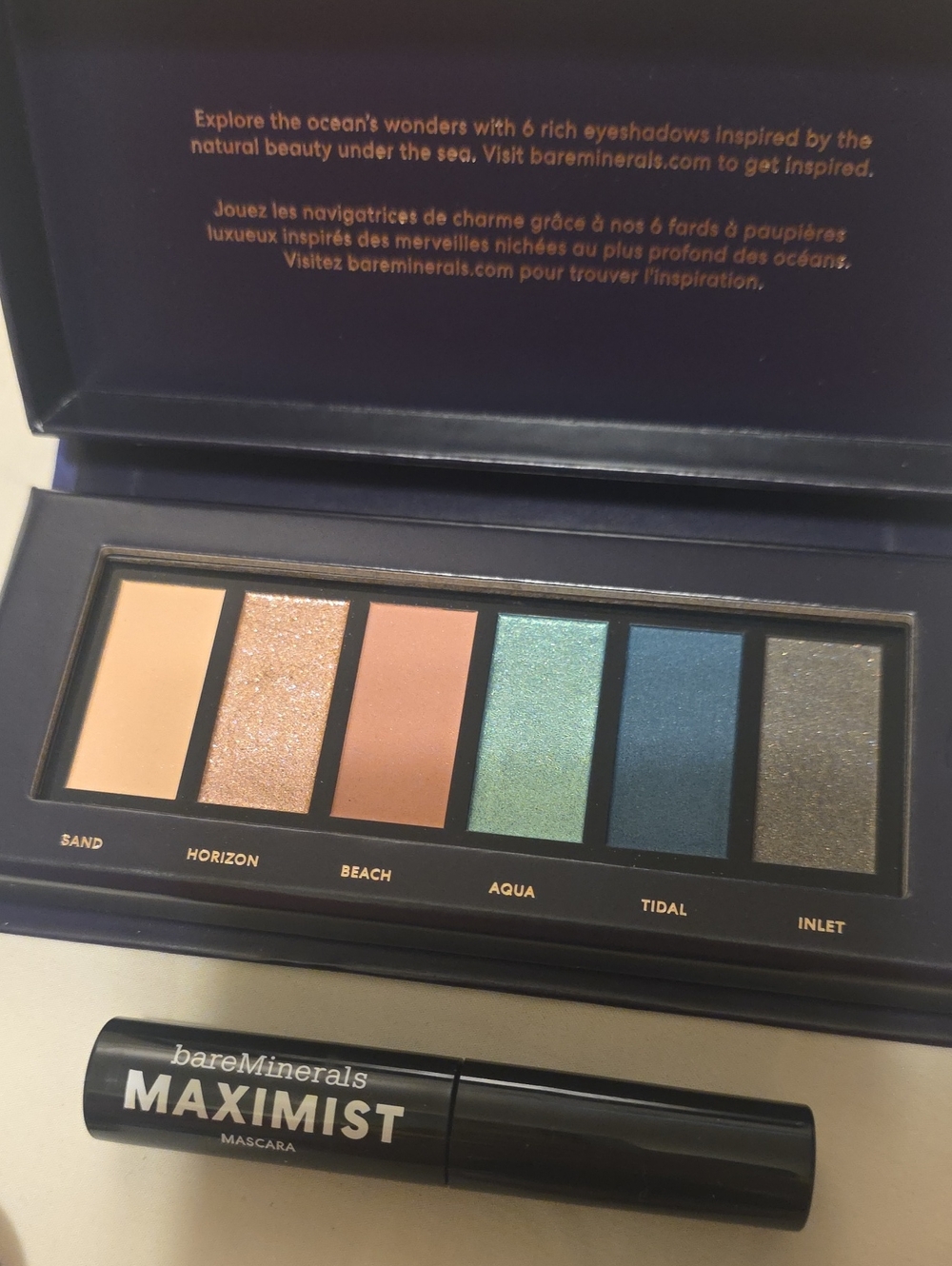 bareMinerals Makeup Bundle Eyeshadow Palette Maximist Mascara Powder NWT - Picture 4 of 5